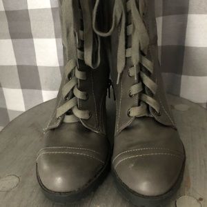 Wet Seal grey boots